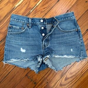 Denim Levi shorts